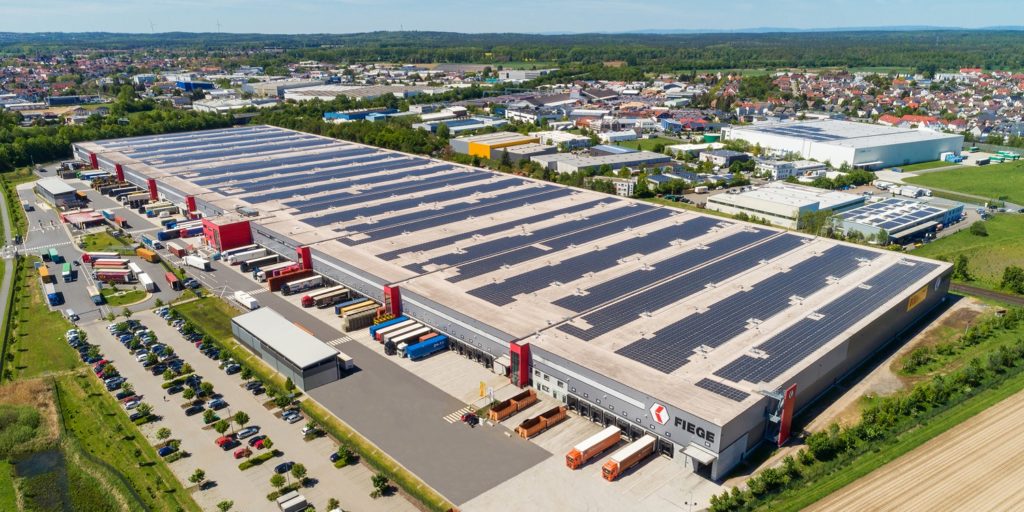 Dachanlage Dieburg Gewerbehallt