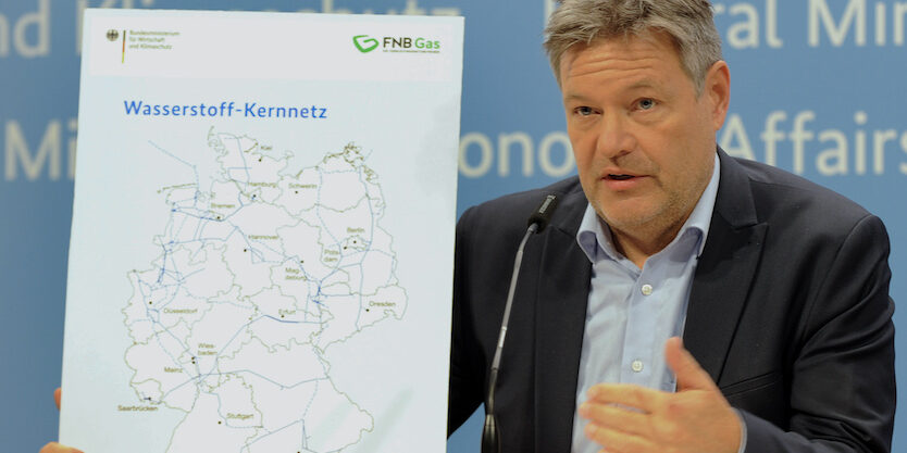 Robert Habeck Wasserstoffkernnetz Vorstelung dritte Änderung Energiewirtschaftsgesetz
