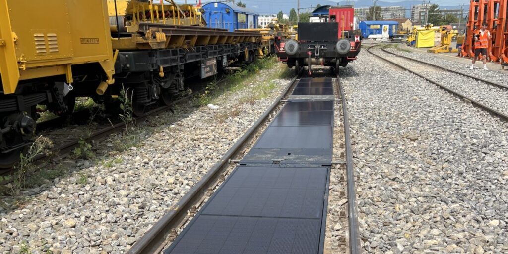 Sun-Ways, Prototyp, Bahngleise
